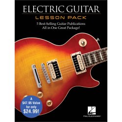 Electric Guitar Lesson Pack 4 Books & 1 Dvd Gtr Bk