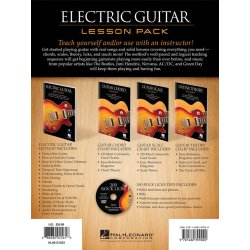 Electric Guitar Lesson Pack 4 Books & 1 Dvd Gtr Bk