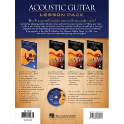Acoustic Guitar Lesson Pack 4 Books & 1 Dvd
