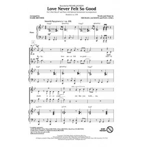 Michael Jackson: Love Never Felt So Good (Arr. Brymer) (3-Part)