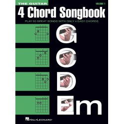 Guitar Four-Chord Songbook G-C-D-Em Melody Lyrics Chords Mlc Bk