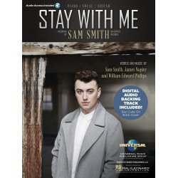 Smith Sam Stay With Me Piano Vocal Guitar Sheet With Online Audio