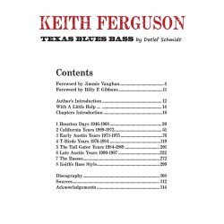 Ferguson Keith Texas Blues Bass Bgtr Bk