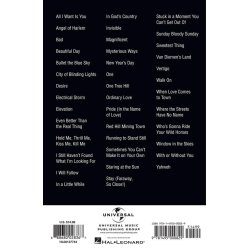 U2: Guitar Chord Songbook