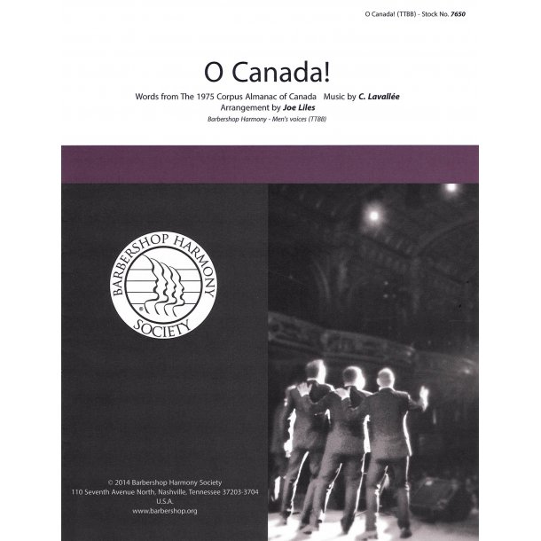O Canada! (arr. Liles) (TTBB)