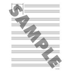 A Dozen A Day: Music Staff Paper