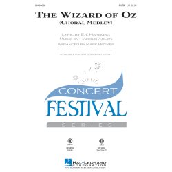 Arr. Mark Brymer: The Wizard Of Oz - Choral Medley (SATB)