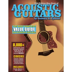 Fjestad Zachary Blue Book Of Acoustic Guitars 15th Edition Pb Bam Book