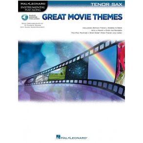 Instrumental Play-Along: Great Movie Themes - Tenor Saxophone (Book/Online Audio)