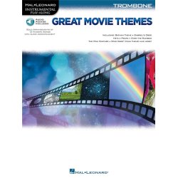 Instrumental Play-Along: Great Movie Themes - Trombone (Book/Online Audio)