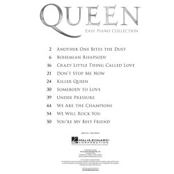 Queen: Easy Piano Collection