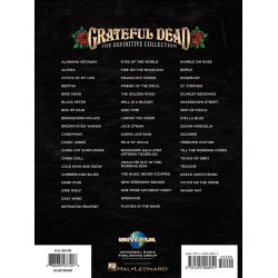 Grateful Dead The Definitive Collection Pvg Songbook Bk