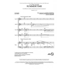 Summertime - from Porgy and Bess ShowTrax CD : ShowTrax CD