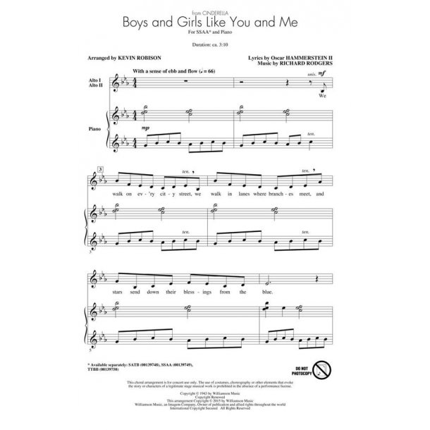 Boys and Girls Like You and Me : from Cinderella