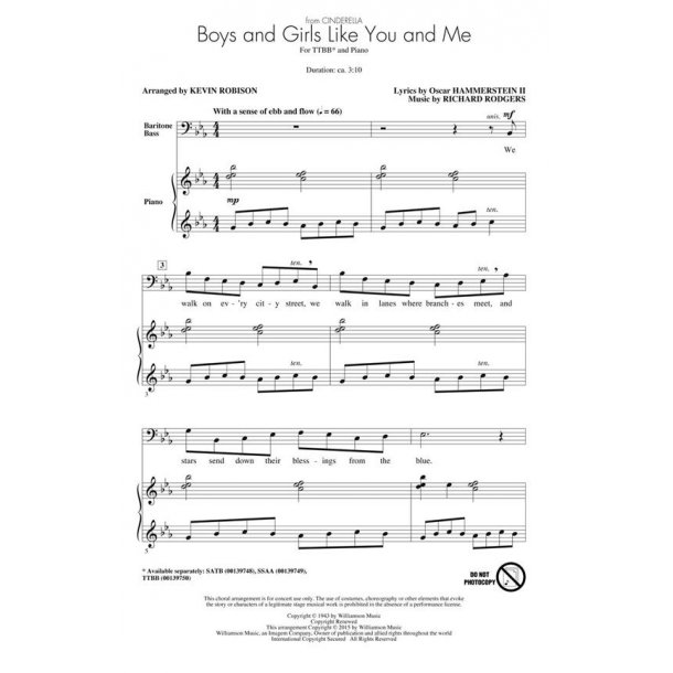 Boys and Girls Like You and Me : from Cinderella