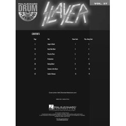 Drum Play-Along Volume 37: Slayer (Book/CD)