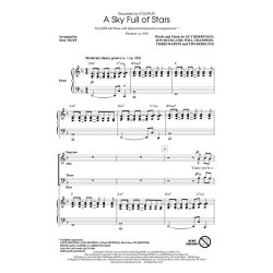 Coldplay A Sky Full Of Stars (Arr Huff Mac) Satb Choral