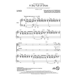 Coldplay A Sky Full Of Stars (Arr Huff Mac) Sab Choral