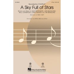 Coldplay A Sky Full Of Stars (Arr Huff Mac) 2 Part Choral