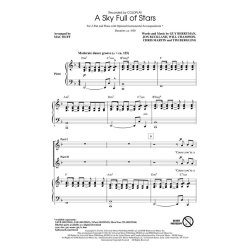 Coldplay A Sky Full Of Stars (Arr Huff Mac) 2 Part Choral