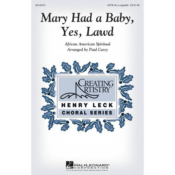 Mary Had a Baby, Yes, Lawd