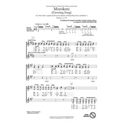 Morokeni : (Greeting Song)