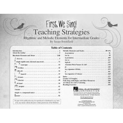 Brumfield First We Sing Teaching Strategies Intermediate Resource Pk