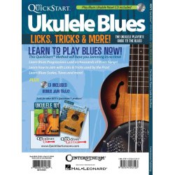 Kev's Quickstart Ukulele Blues Licks Tricks & More Uke Bk/Cd