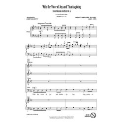 With the Voice of Joy and Thanksgiving : from Chandos Anthem No. 6
