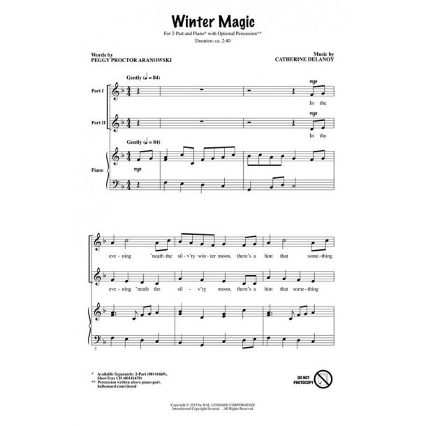 Winter Magic ShowTrax CD : ShowTrax CD