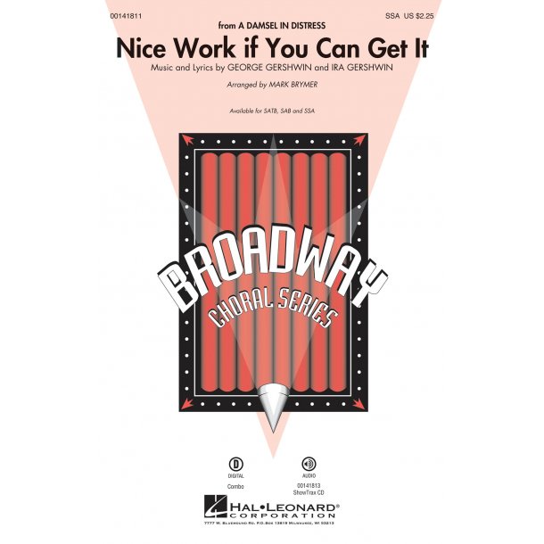 George Gershwin: Nice Work If You Can Get It (Arr. Brymer) (SSA)