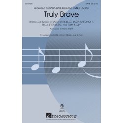 Bareilles And Lauper: Truly Brave (SATB Songbook)