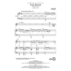 Bareilles And Lauper: Truly Brave (SATB Songbook)