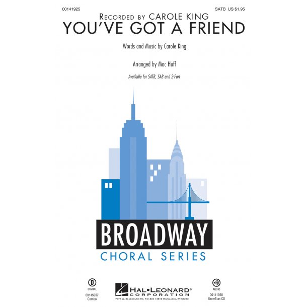 Carole King: You've Got A Friend (SATB Songbook)