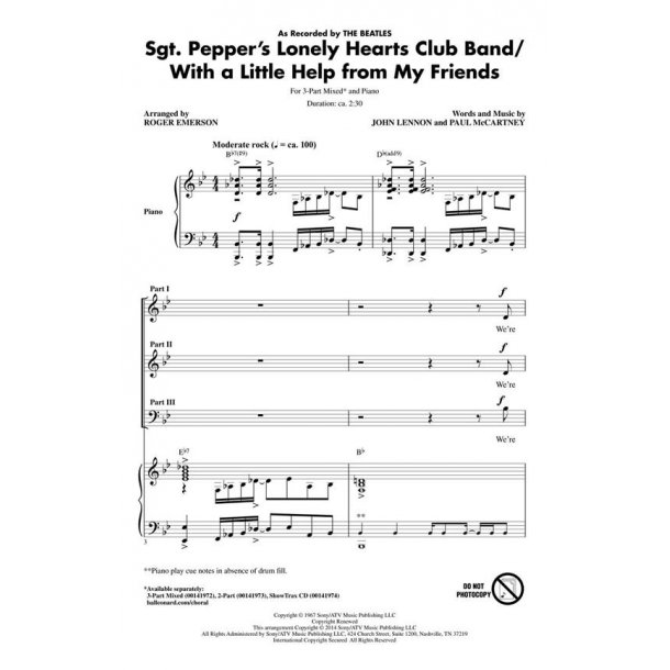 Sgt. Pepper's Lonely Hearts Club Band ShowTrax CD : ShowTrax CD