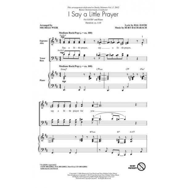 I Say a Little Prayer