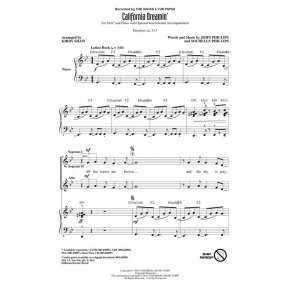 Mamas & Papas: California Dreamin' (SSA)