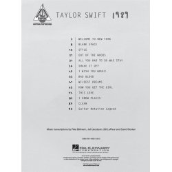 Taylor Swift: 1989 - Guitar Recorded Versions
