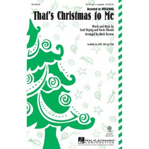 Pentatonix: That's Christmas To Me (SATB)