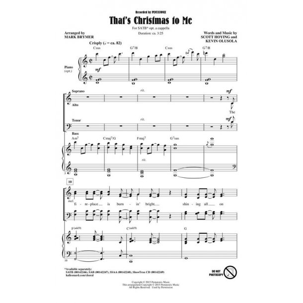 That's Christmas to Me