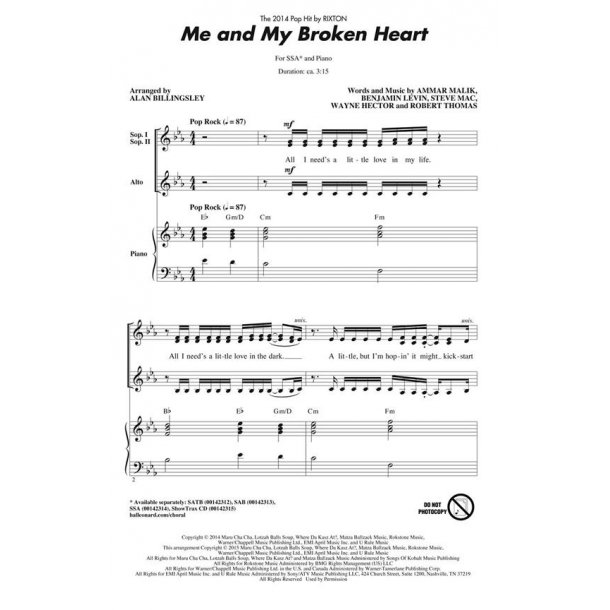 Me and My Broken Heart