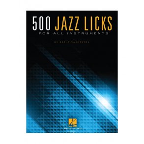 Vaartstra Brent 500 Jazz Licks All Instruments Book