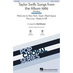 Taylor Swift: 1989 Medley (Arr. Brymer) (SATB)