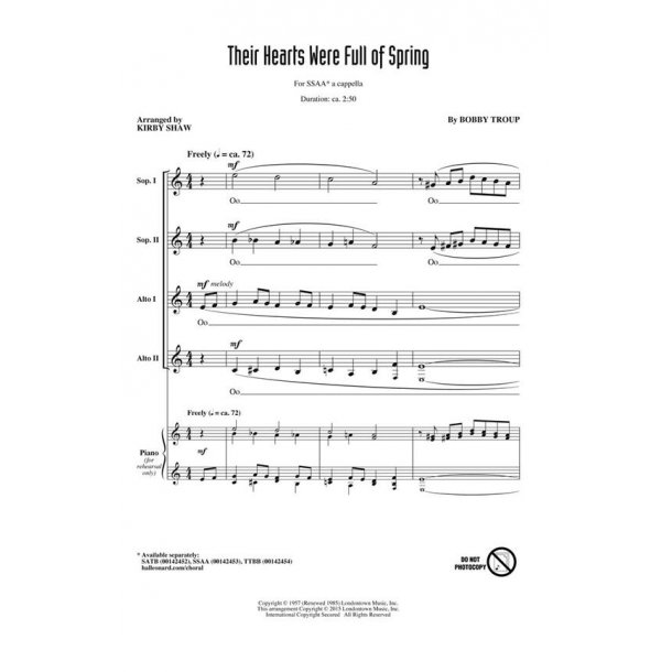 Their Hearts Were Full of Spring