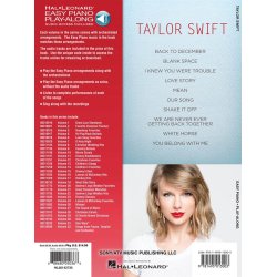 Easy Piano Play-Along Volume 19: Taylor Swift (Book/Online Audio)