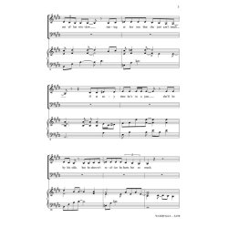 Bette Midler: Waterfalls (SATB, arr. Lojeski)