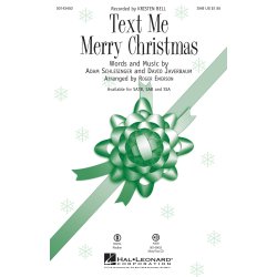 Schlesinger/Javerbaum Text Me Merry Christmas (Emerson) Sab Choral