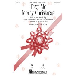 Schlesinger/Javerbaum Text Me Merry Christmas (Emerson) Ssa Choral