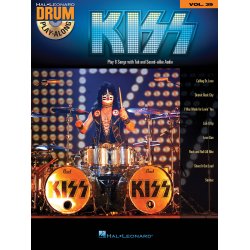 Drum Play Along Volume 39 Kiss Drums Bk/Cd