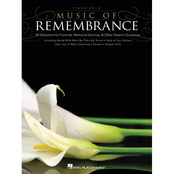 Music Of Remembrance Piano Solo Songbook Pf Bk